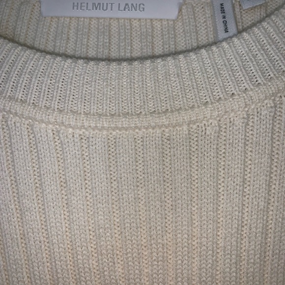 Helmut Lang Wool Cotton Ribbed Sweater - Picture 2 of 3